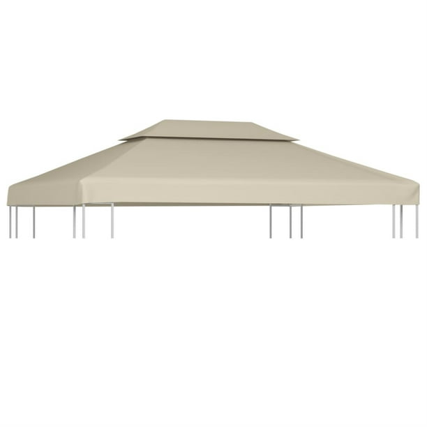 2019 New Gazebo Cover Canopy Replacement 9.14 oz/yd虏 Cream White 10'x13'